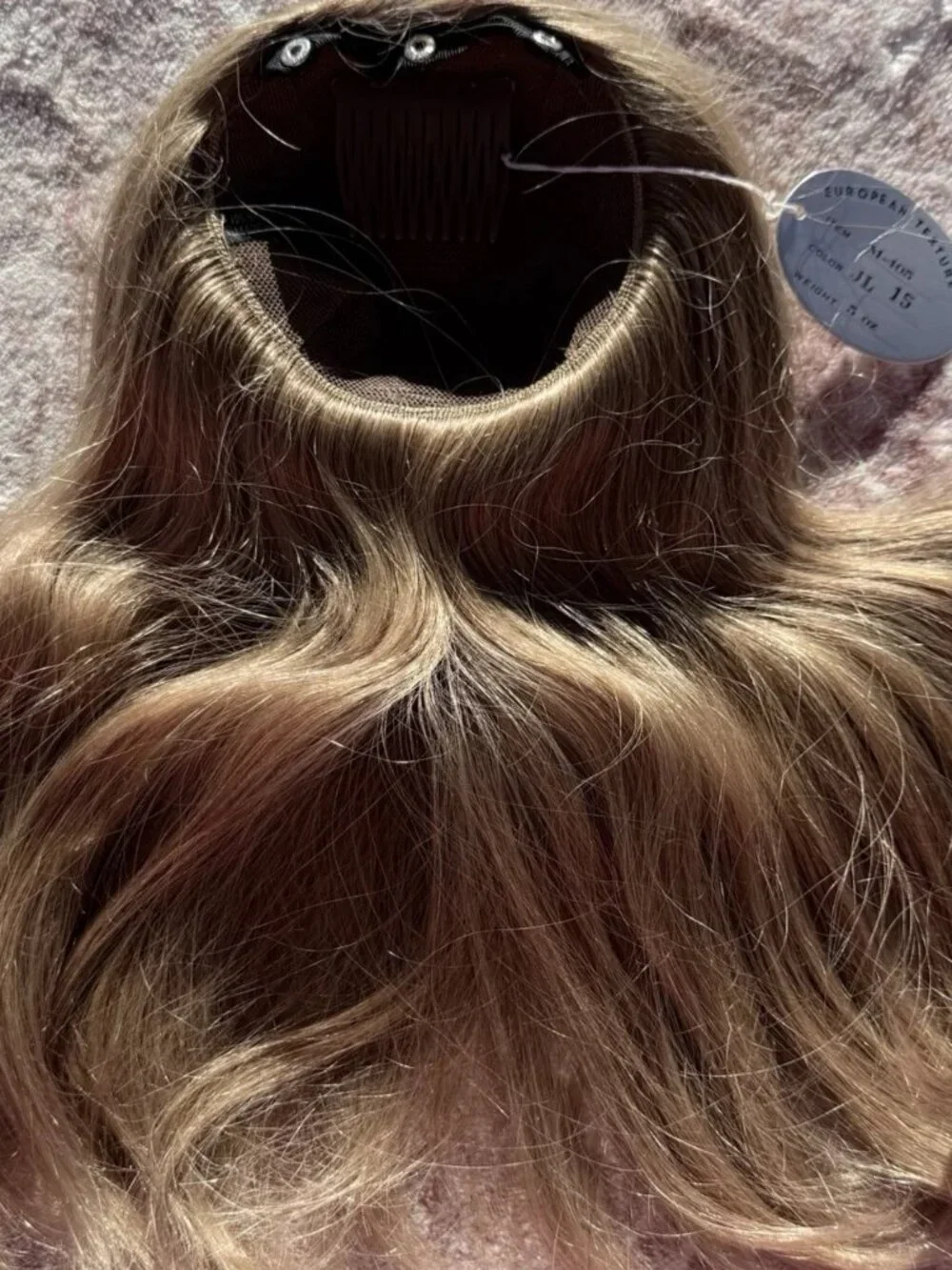 Vintage 100% Human Hair Fall from the 1970's -#15 Dark Ash Blonde NEW with tags